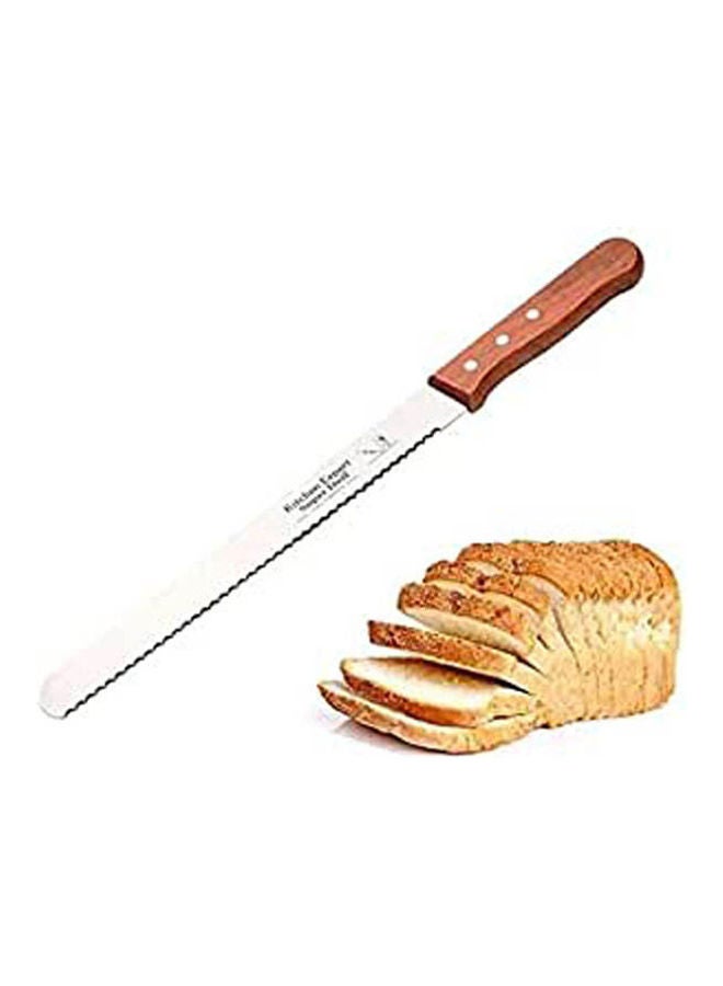 Serrated Knife Cutting Bread Brown 42.5cm - Image 1