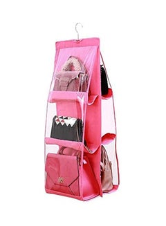 Generic 6 Pocket Handbag Anti-Dust Cover Clear Hanging Closet Bags Organizer multicolour 387grams  - Image 1