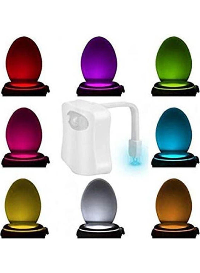 Generic - 8 Color Motion Sensor Led Home Bathroom Toilet Seat Light Multicolour 20grams - Image 1