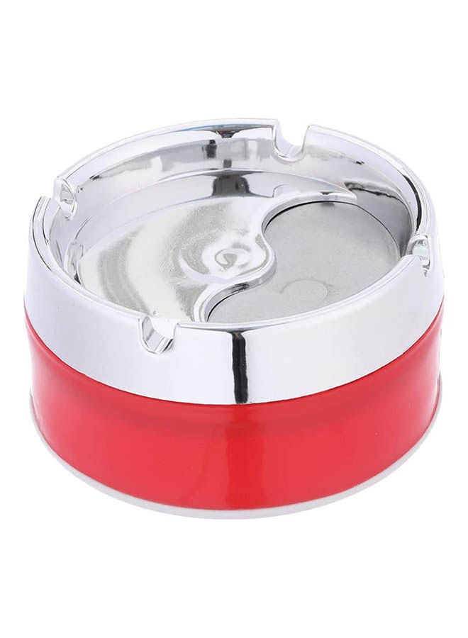 Ashtray With Lid Red