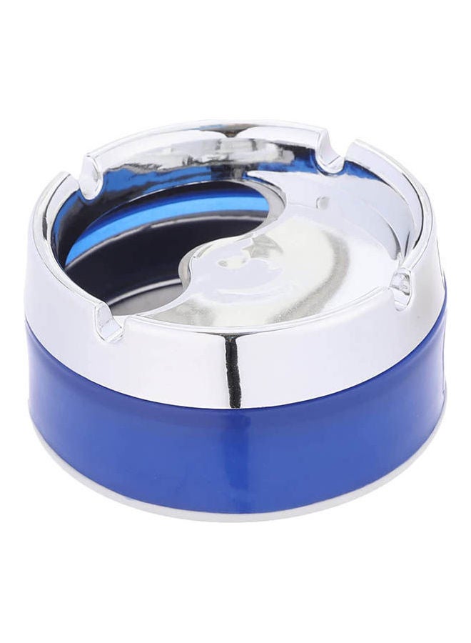 Ashtray With Lid Blue