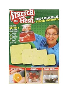 Emson Stretch And Fresh Reusable Food Wrap Clear 