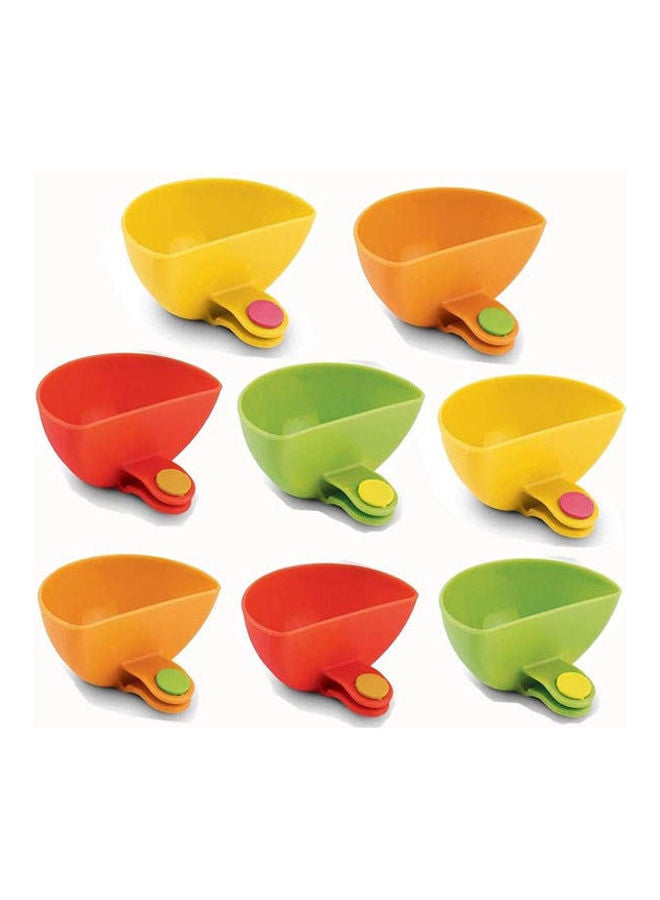 إشيلالا 8 Pcs Dip Clips Dip Holders Multicolour 3.2x3inch - Image 1