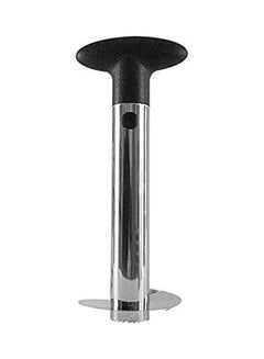 Pineapple Cutter Professional Pineapple Corer Slicer 3-In-1Pineapple Peeler Corer And Spiral Cutter Stainless Steel Frosted De-Corer Peeler - Fast Peels And Slice Fresh Pineapple Black 129g