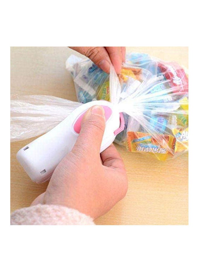 Portable Pink Sealing Tool Heat Mini Handheld Plastic Bag Impulse Sealer Multicolour  - Image 2