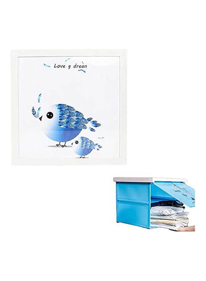 خزانة تخزين مخفية قابلة للطي للملابس، صندوق تخزين حمام مقاوم للماء مثبت على الحائط - Image 1