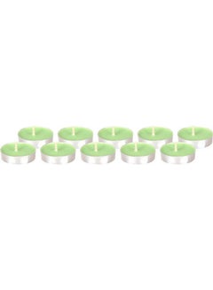 Cup Tealights Set With Apple Scent, 10 Pieces Green - v1641386979/N52353957A_1