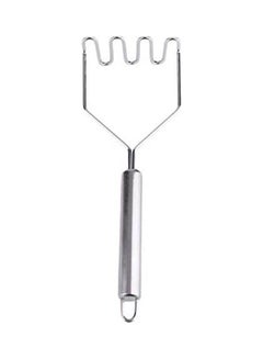 Generic Stainless Steel Potato Masher Puree Vegetable Ricer Maker Pressure Mud Press Crusher Kitchen Utensil Silver 120ggrams  - Image 1