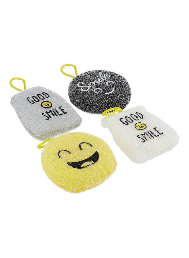 طقم إسفنجات تنظيف مكون من 4 قطع متعدد الألوان 57جرام - Image 1