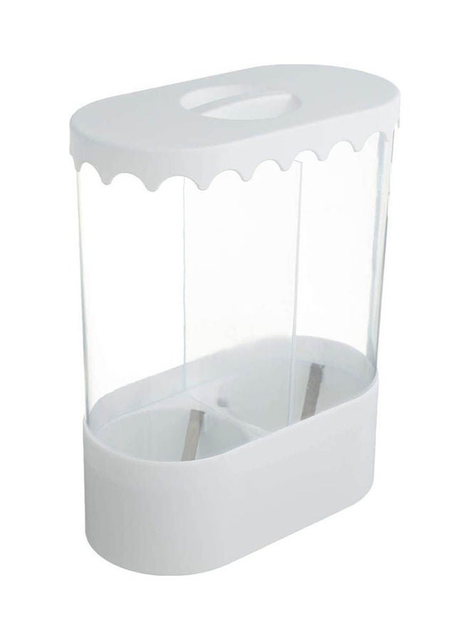 Agfa Double Plastic Cup Dispenser White 166grams  - Image 1