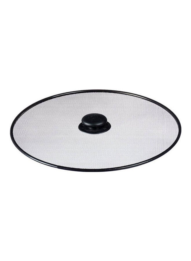 Generic - Stainless Steel Splatter Screen With Plastic Handle Black - Image 1