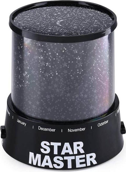 Star Sky Starry Night Light Amazing LED Colorful Gift For Children Kids Baby Sleep Romantic LED Projection Lamp Master Table Light Projector Desk Night Lamp Bedroom LED Night Light Black