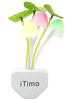 iTimo Color Changing LED Wall Night Lights Mushroom Plants Style Sensor Lamp For Kids Sleeping White 