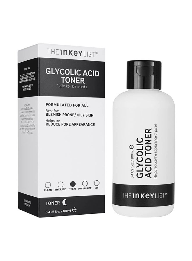 The INKEY List Glycolic Acid Toner White 100ml - Image 1