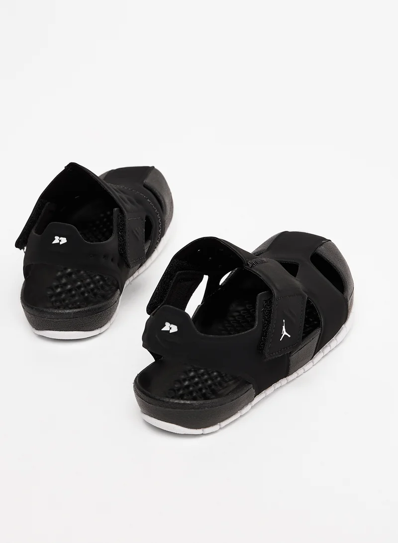 Jordan Baby Unisex Velcro Sandals Black