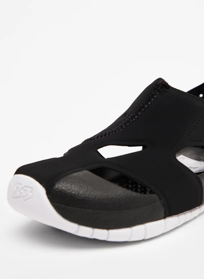 Jordan Baby Unisex Velcro Sandals Black