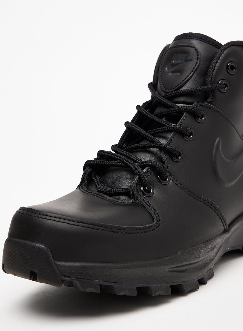Nike Manoa Leather Boots Black - Image 4