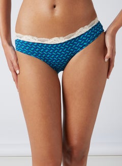 Aila Casual Brief Blue/White  - Image 1