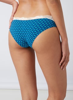 Aila Casual Brief Blue/White  - Image 2