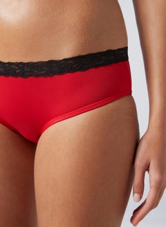 Aila Casual Briefs Red  - Image 3