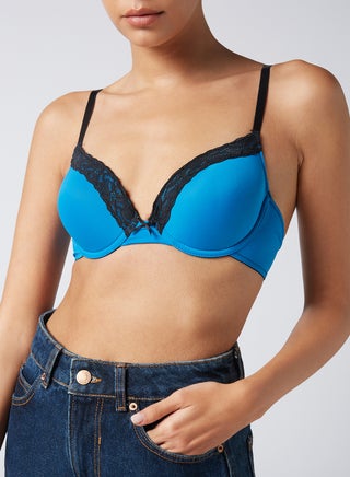 Casual Plunge Bra Turquoise - v1641391630/N49793202V_1