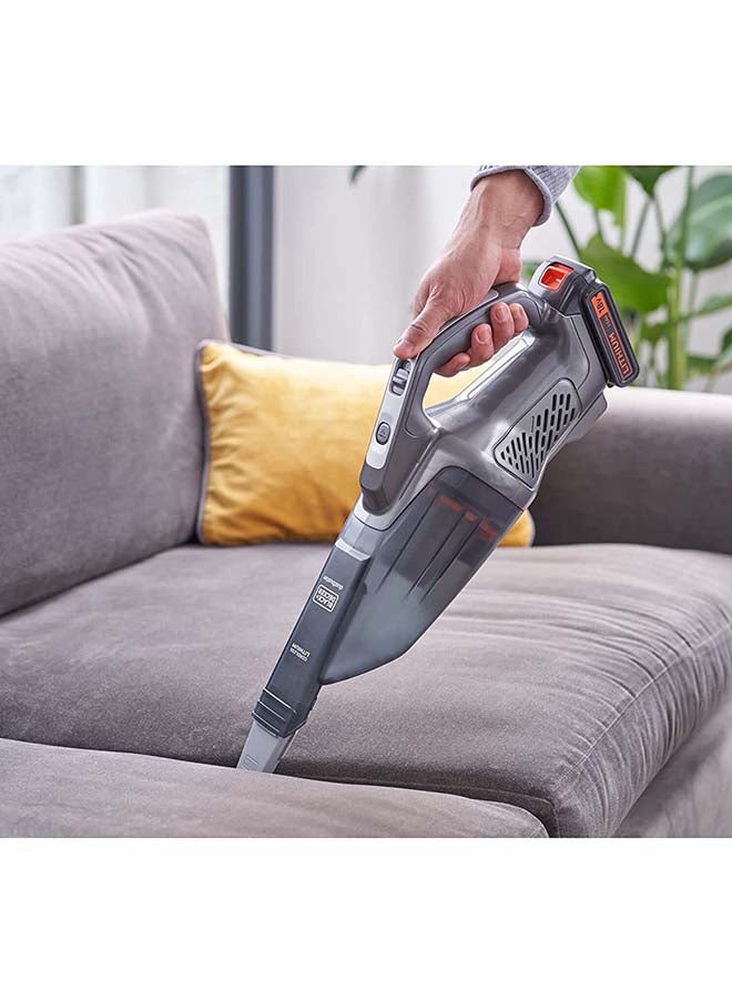 BLACK+DECKER Cordless Dustbuster Hand Vacuum Removable Battery, 18V, 1.5Ah 500 ml BCHV001C1-GB Grey  - Image 4