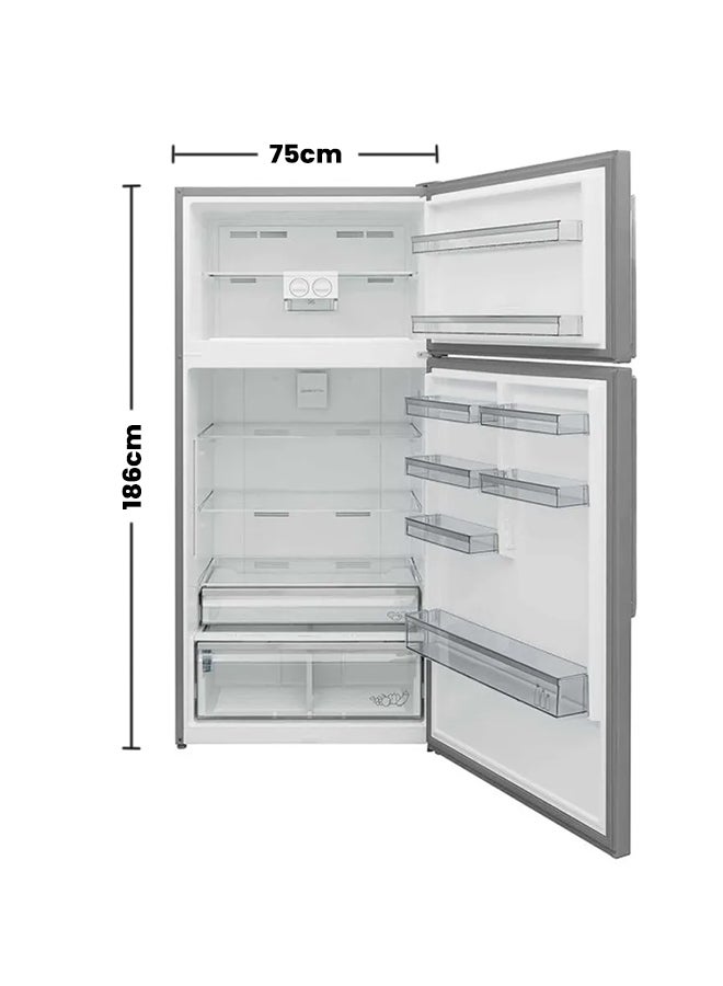 SHARP Double Door Refrigerator SJSR765HS Steel - Image 2