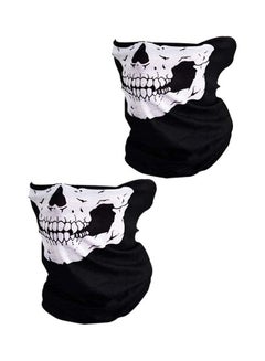 Inder 2Pcs Skull Printed Neck Shield Scarf Gaiter 0.06kg  - Image 1