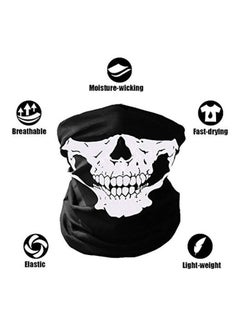 Inder 2Pcs Skull Printed Neck Shield Scarf Gaiter 0.06kg  - Image 2