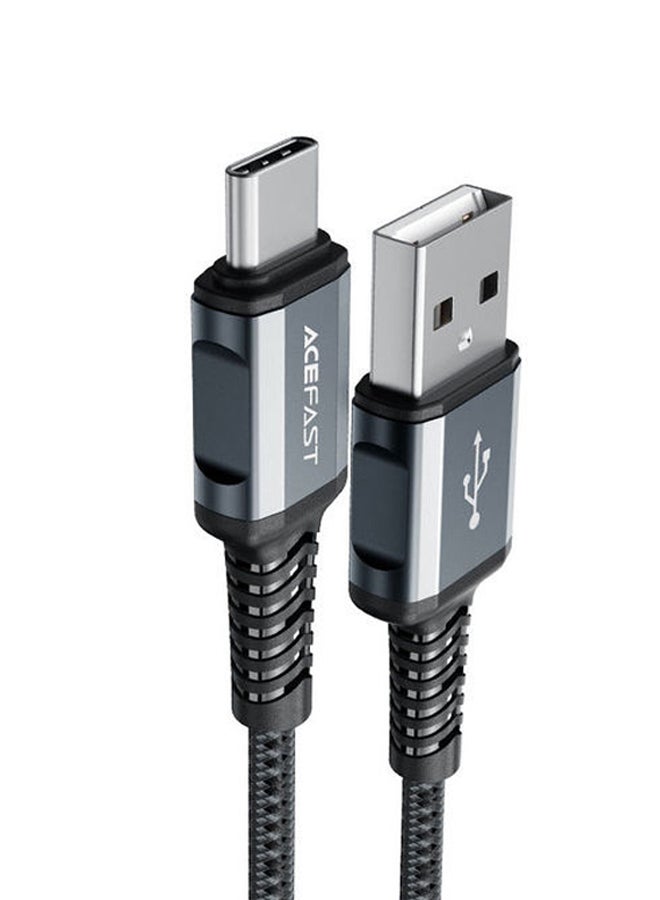 أسيفاست كابل شحن وبيانات من سبائك الألومنيوم من USB-A إلى USB-C C1-04 - Image 1