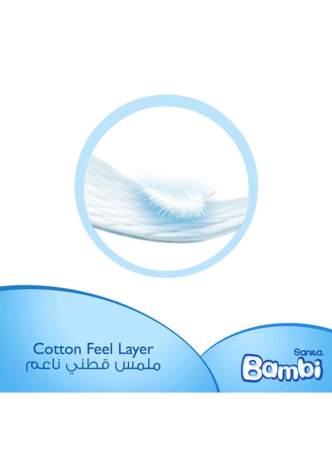 Sanita Bambi - Baby Diapers, Size 4, 8 - 16 Kg, 13 Count - Large, Regular Pack, Now Thinner And More Absorbent - Image 1