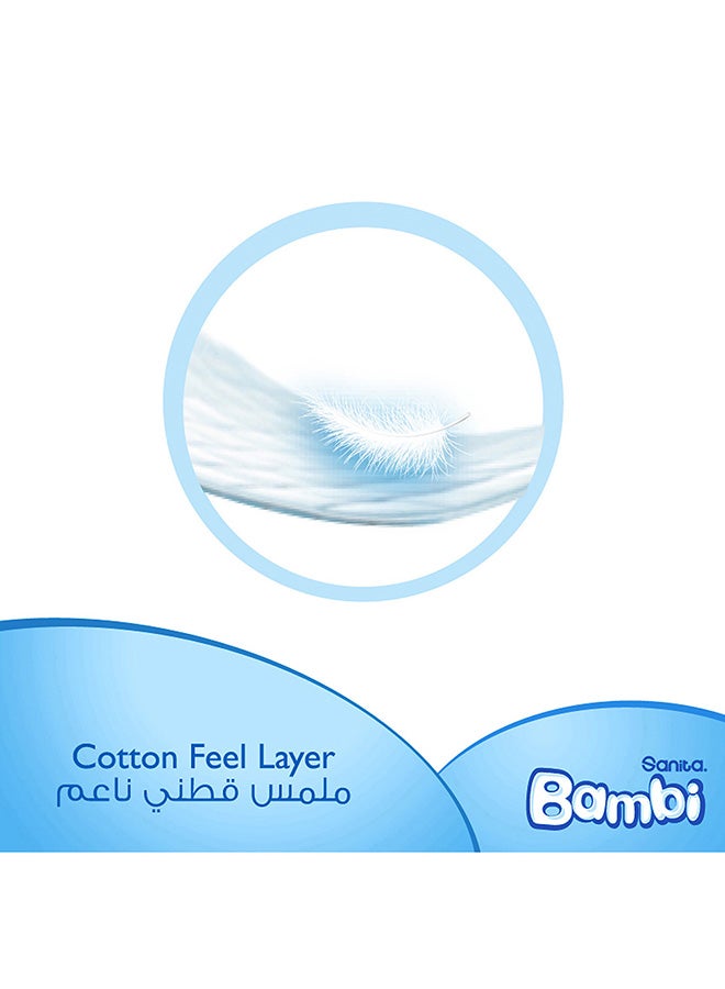 سانيتا بامبي حفاضات أطفال، مقاس 6، 16+ كجم، 10 حفاضات، كبير XXL، العبوة العادية، حفاض مضغوط وامتصاصٍ أكثر - Image 5
