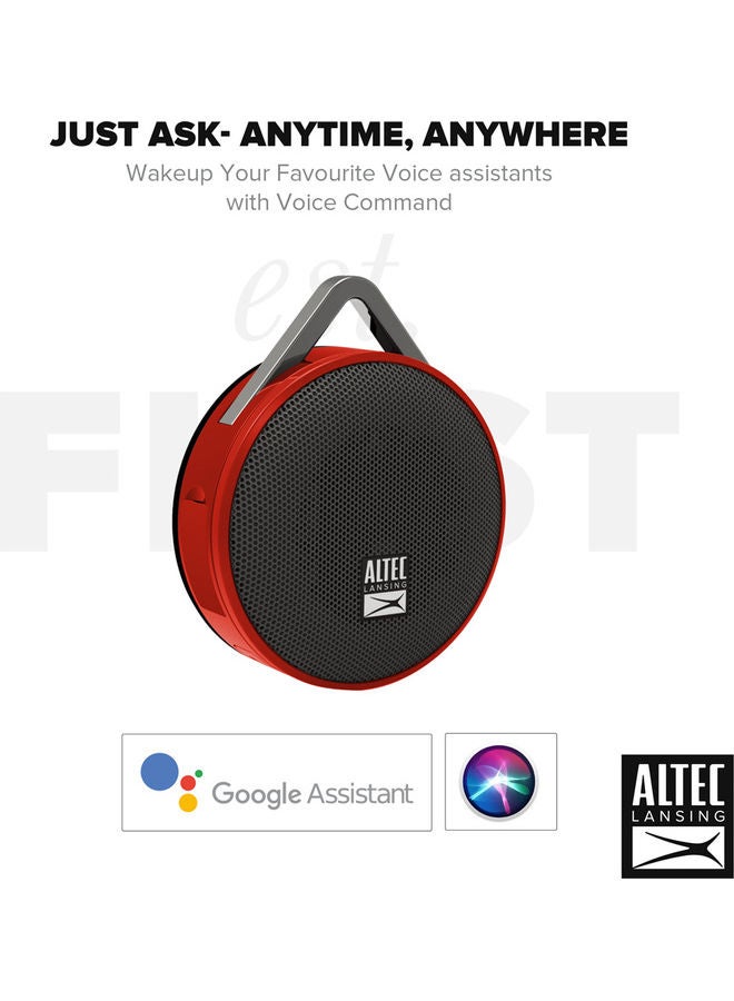 Altec Lansing - Orbit Bluetooth Speaker Red - Image 1