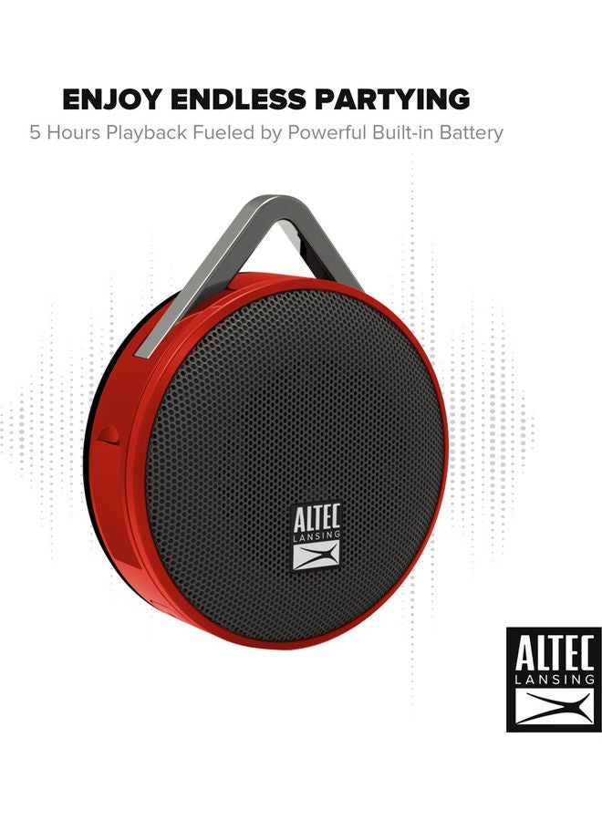 Altec Lansing - Orbit Bluetooth Speaker Red - Image 1