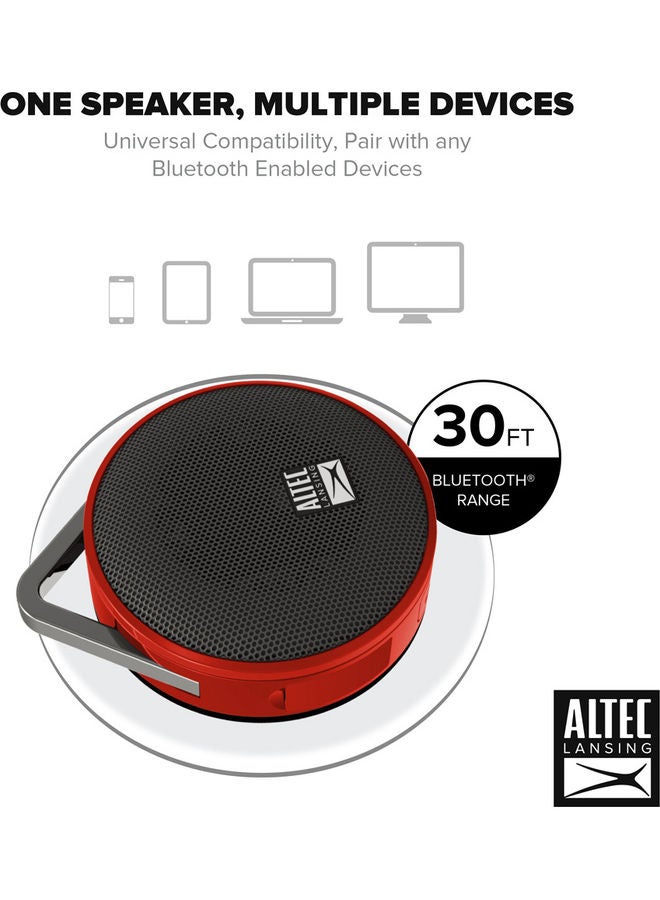 Altec Lansing - Orbit Bluetooth Speaker Red - Image 1