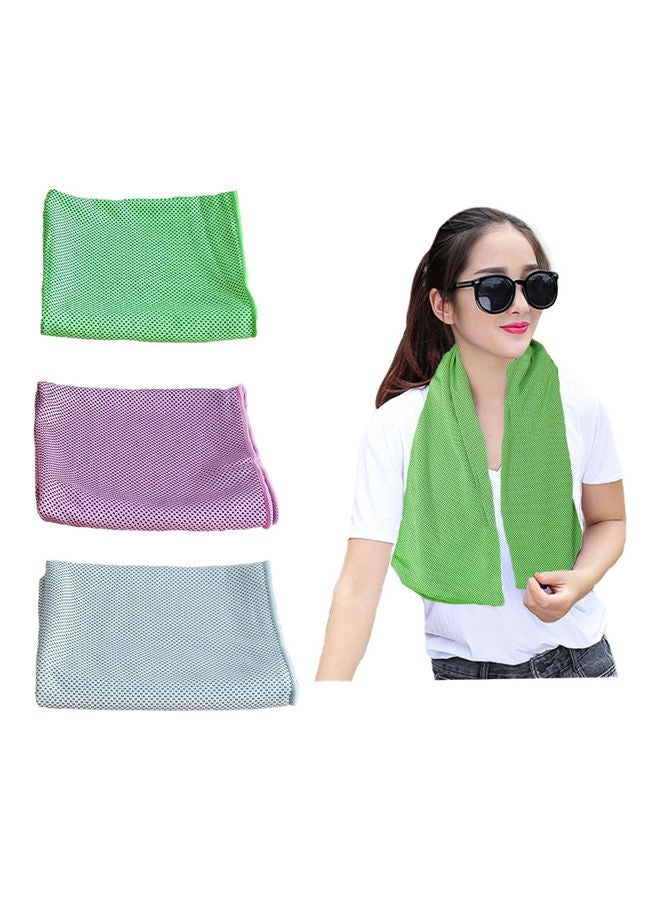 يوتيكس طقم مناشف تبريد قابلة لإعادة الاستخدام من 3 قطع 30x90سم - Image 2