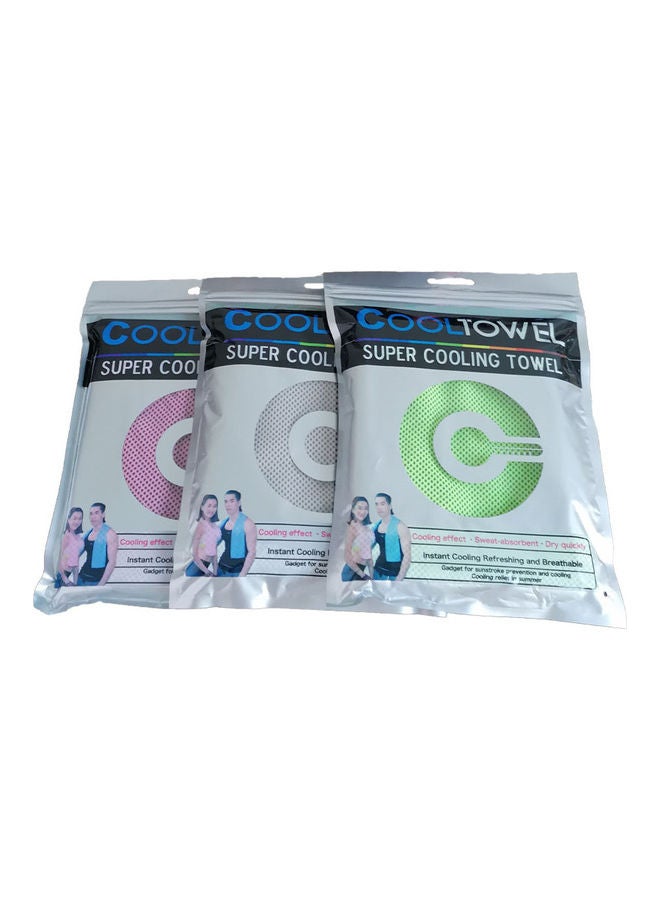 يوتيكس طقم مناشف تبريد قابلة لإعادة الاستخدام من 3 قطع 30x90سم - Image 3