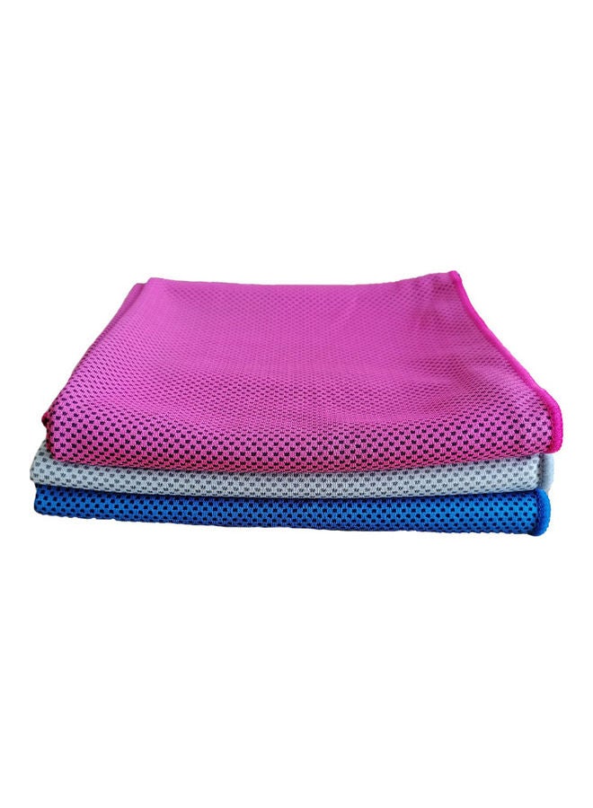 يوتيكس طقم مناشف تبريد قابلة لإعادة الاستخدام من 3 قطع 30x90سم - Image 1