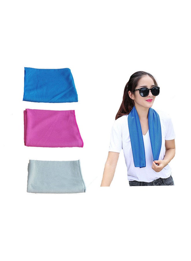 يوتيكس طقم مناشف تبريد قابلة لإعادة الاستخدام من 3 قطع 30x90سم - Image 2