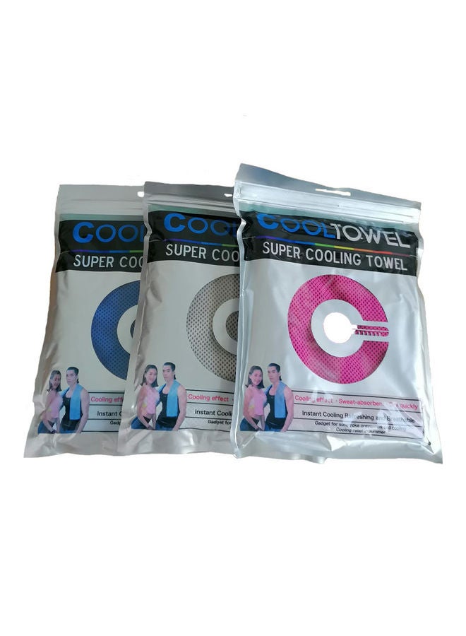 يوتيكس طقم مناشف تبريد قابلة لإعادة الاستخدام من 3 قطع 30x90سم - Image 3