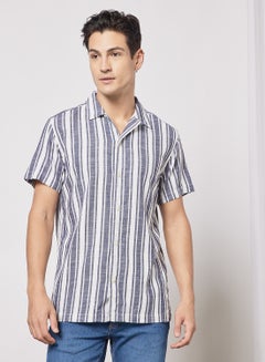 Striped Short Sleeve Shirt Multicolour