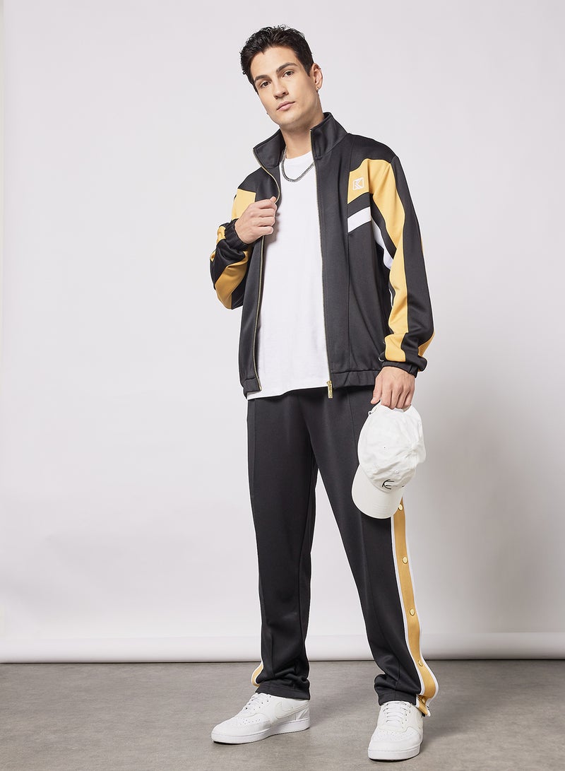 Karl Kani - OG Colourblock Track Jacket Black - Image 1