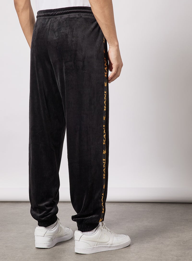 OG Tape Velvet Pants Black