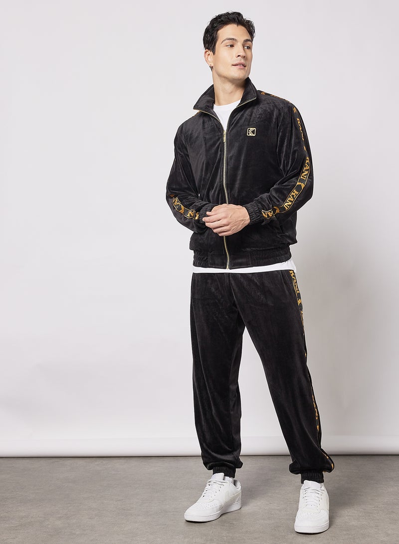 OG Tape Velvet Pants Black