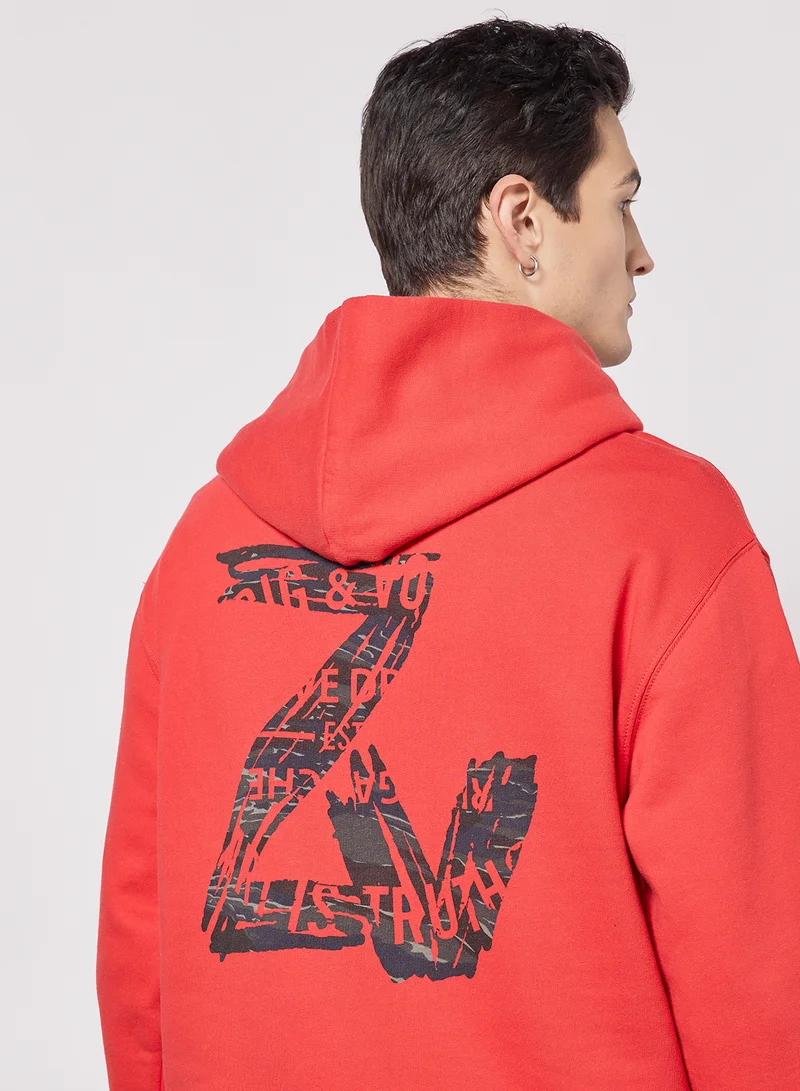 ZADIG & VOLTAIRE Sanchi Hoodie Red