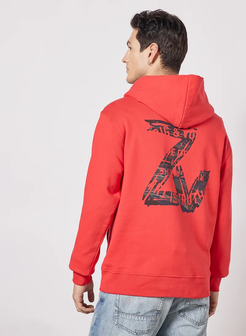 ZADIG & VOLTAIRE Sanchi Hoodie Red