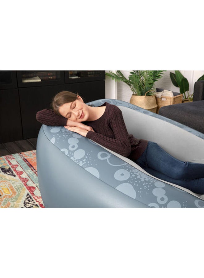 Bestway Comfi Cube Deluxe Lounger 26-75096 Grey 60x50x30inch  - Image 3