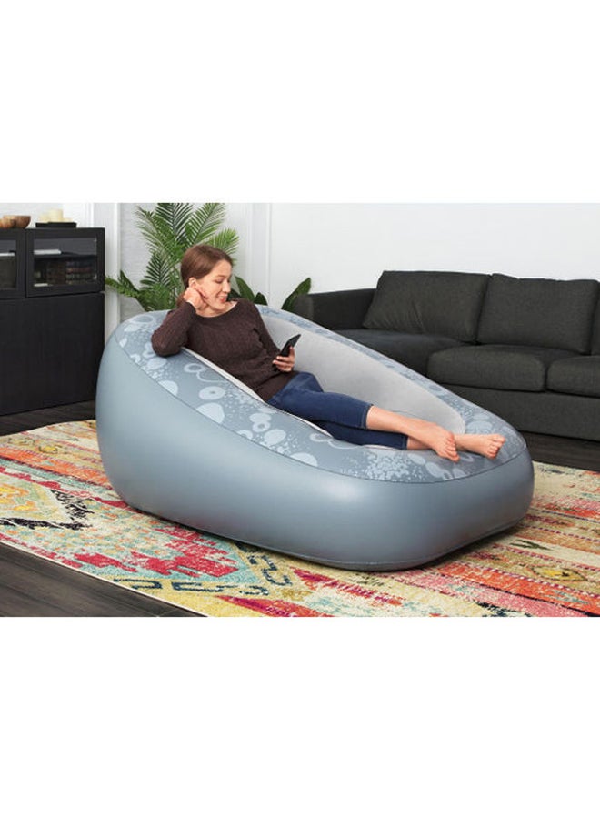 Bestway Comfi Cube Deluxe Lounger 26-75096 Grey 60x50x30inch  - Image 2