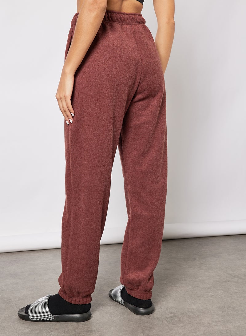 Nike - NSW Essentials Plush High-Rise Joggers Brown - Image 1