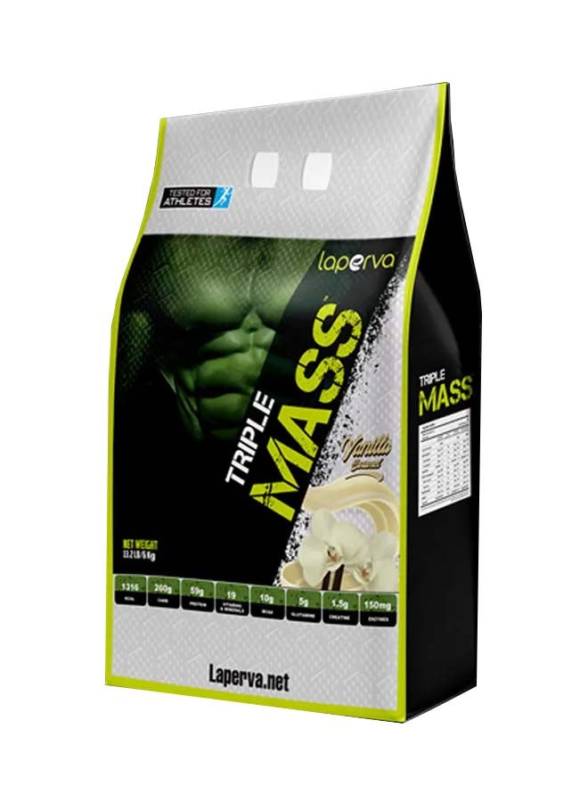Laperva Triple Mass Gainer Caramel Protein Powder-6 Kg 